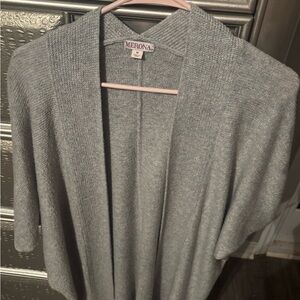 Merona Gray Open-Front Cardigan